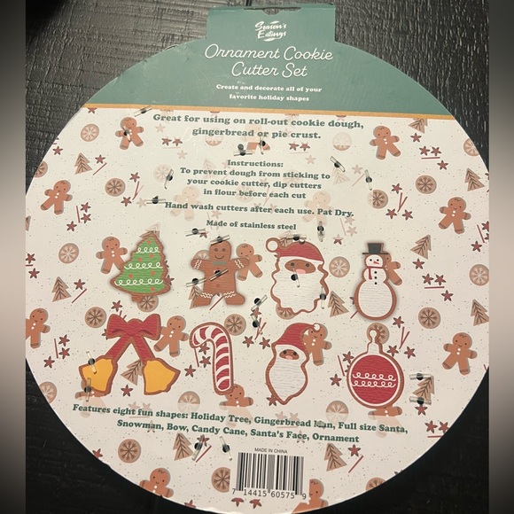 🔵 Christmas Cookie Cutter Set - 8 pieces NEW - Picture 3 of 3